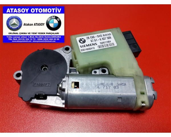 BMW E60 SUNROOF MOTORU BMW 67616937509 BMW 67616922506 BMW 67616922242 BMW 67619137056 BMW 67616924111 E65 E66 ÇIKMA